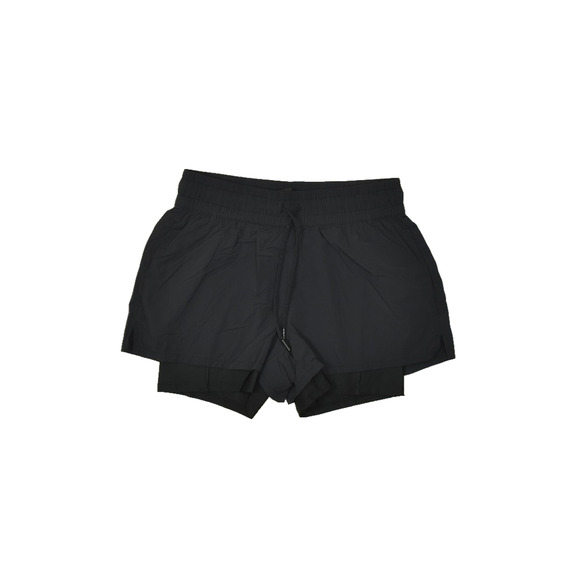 Spyder Active Women's Running Shorts Size S Black 2-in-1 Athletic Layered - Picture 1 of 8